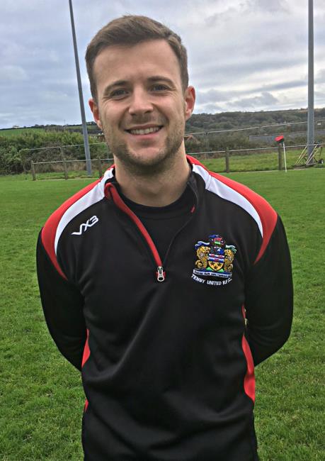 Matthew Morgan - back with a bang for Tenby United
